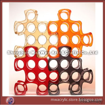 Layered Colourful Lively Acrylic Champagne Display Holder